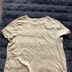 Universal Thread Beige Short Sleeve Tee
